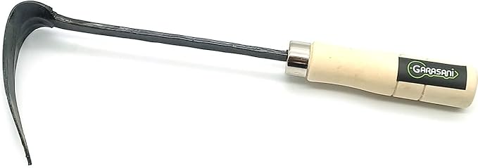 GARASANI Hand Hoe Plow Korean Style Ho-Mi Small Hoe Used to Dig Up Weeds (Grass)