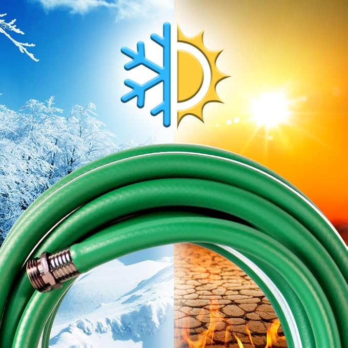 Short Garden Hose 3 ft 6ft 8 ft 10 ft – Hybird Leader Water Hose - Small Garden Hose Extension, Flexible Hose Extender for Lawn Watering, Car Washing - Burst 500 Psi (Green, 3 FT)