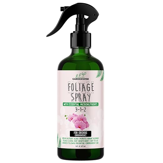 Premium Orchid Plant Food Mist β Orchid Fertilizer Spray β Orchid Food Fertilizer for Blooming β Orchid Plant Care Formula 3-1-2 β Ready-to-Use (16 OZ)