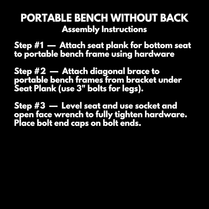 Coated Outdoor Furniture Heavy-Duty Portable Outdoor Bench Thermoplastic Coated, Expanded Metal, Commercial-Grade Seating, Made in America (Portable Without Back, 8 Ft, Yellow)