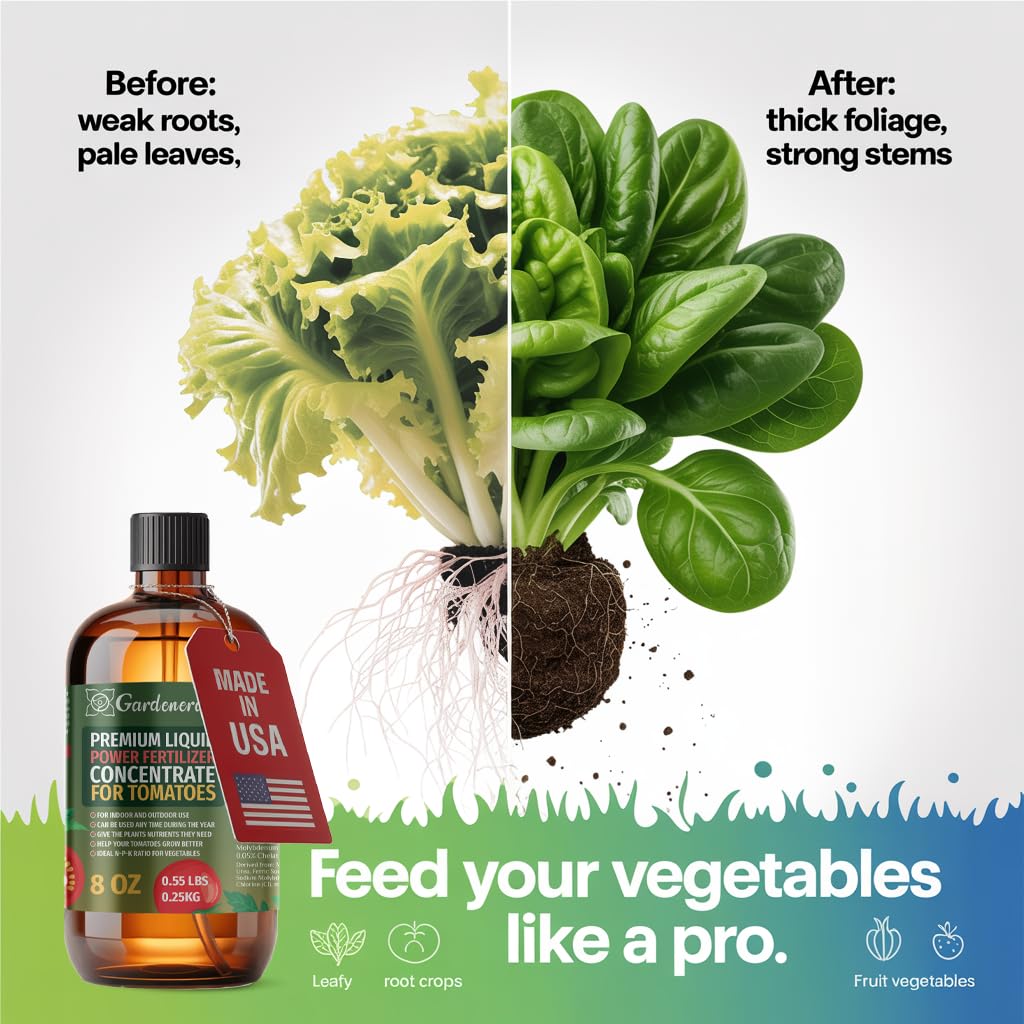 Liquid Power Broccoli Fertilizer Spray β Ready-to-Use Liquid Plant Food Mist for Broccoli β Premixed, Easy Application β Fast-Acting Formula for Growth, Roots & Yield β Indoor & Outdoor Use β 8 oz