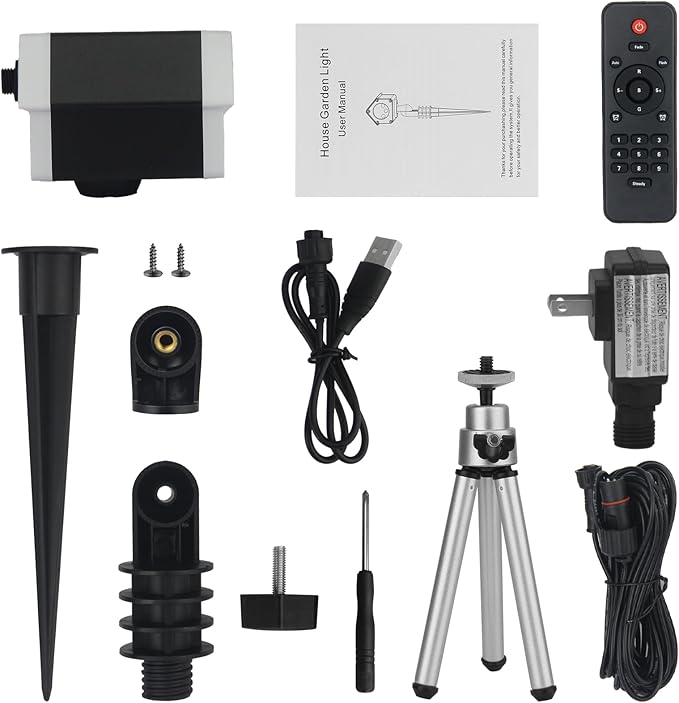 Laser Projector Firefly Lights, Motion Christmas Light with Remote Control, Waterproof Garden Decorative Lights for Indoor/Outdoor, Garden, Park, Patio