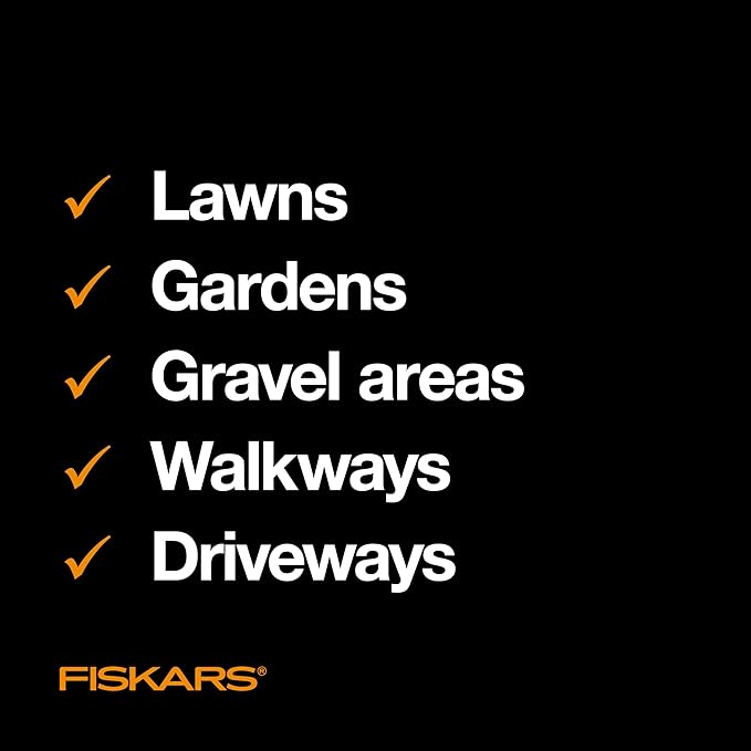 Fiskars 4-Claw Stand Up Weed Puller Tool, Gardening Hand Weeding Tool with 39" Long Ergonomic Handle with Easy-Eject Mechanism