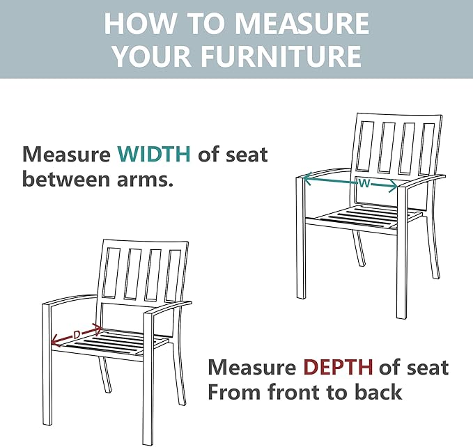 LVTXIII Patio Chair Cushions 22"x22"x3", Water-Repellent Outdoor Seat Cushions for Patio Furniture, Square Chair Pads with Ties for Home Garden Decoration, Set of 2, Swaying Palms Blue