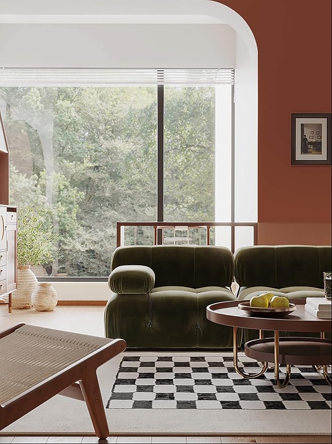 Dimoon 78.7''x17.7'' Orange Peel and Stick Wallpaper Contact Paper Modern Self Adhesive Wall Paper Removable Renter Friendly Textured Solid Color Shelf Cabinet Vinyl Roll (78.7''x17.7'',Vermilion)