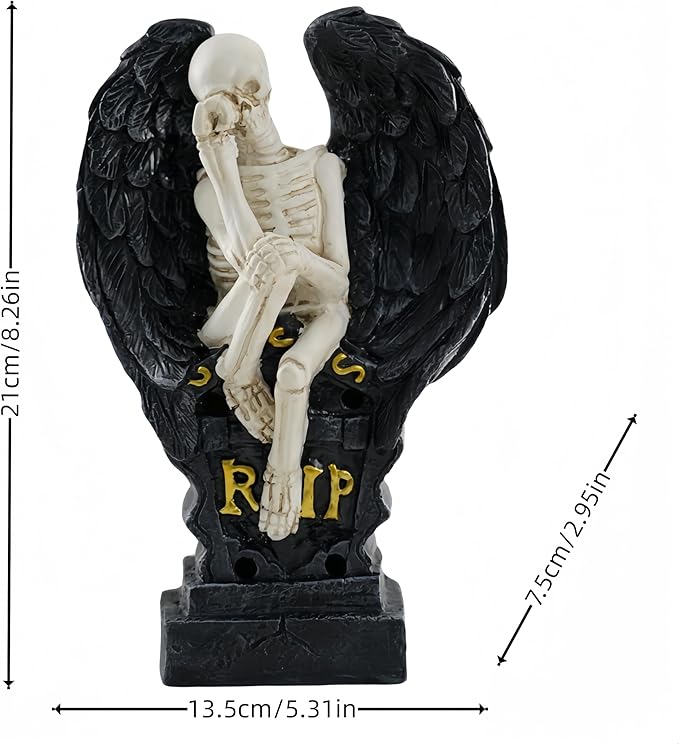 Halloween Decoration Solar Garden Statue Skeleton Spooky Hands Mummy Pumpkin Outdoor Figurines Lighted Lawn Yard Patio Porch Ornament Gift