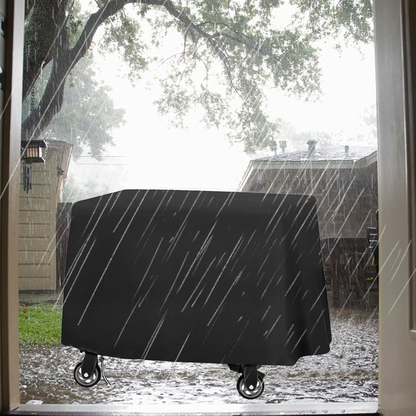 Grill Cover for Recteq Deck Boss 800, Waterproof Outdoor Covers for Electric Pellet Smoker Grill- 24" D x 47" W x 44" H