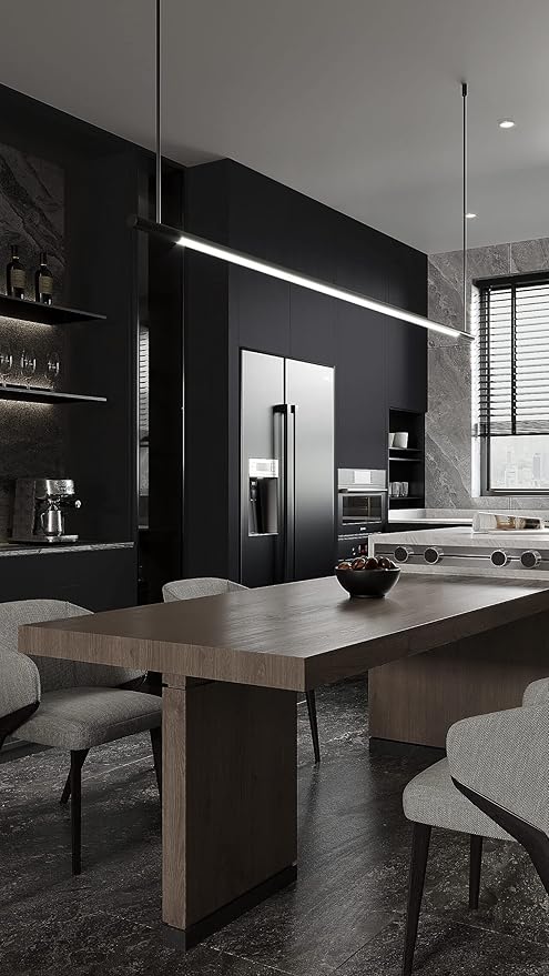 Dimoon 236''x15.7'' Black Skin Peel and Stick Wallpaper Contact Paper Modern Self Adhesive Wall Paper Removable Renter Friendly Textured Solid Color Cabinet Vinyl Roll (236''x15.7'',Black Skin)