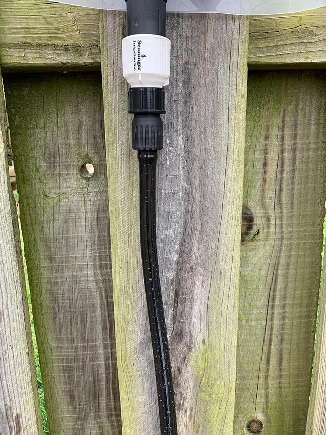 Black Vinyl Tubing 3/8” ID × 1/2” OD - 50 Feet PVC Flexible Plastic Tube Hybrid Hose, Transfer Water Air Oil for Pond Fountain Garden, Non-toxic and BPA free