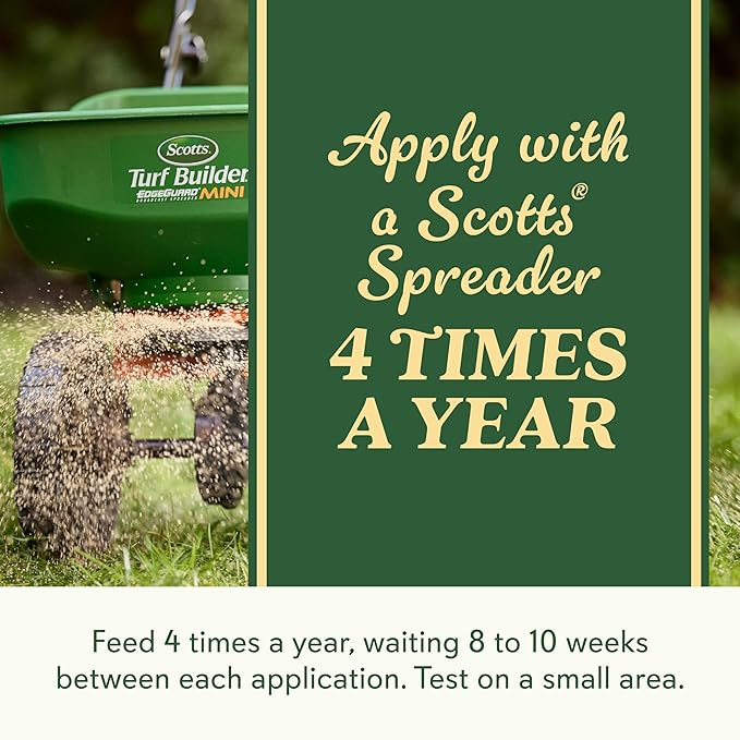 O.M. Scott and Sons Natural Grass Food, Food for Lawns, Fertilizes for up to 10 Weeks, Covers up to 2,000 sq. ft., 12.72 lbs., 2-Pack