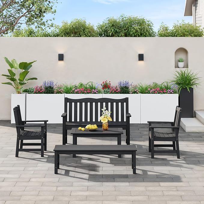 Stoog 38" Large Planters for Outdoor Plants, All-Weather Rectangular Metal Planter Box with Removable Insert Shelf, and Modern Design – Ideal for Plants, Flowers, Vegetables, Garden, White