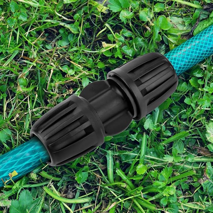 LUTER 12pcs 1/2 Inch Irrigation Fittings End Plugs, Drip Irrigation Fittings Tool Kit for (1/2" ID x0.6-0.63" OD) 16mm Drip Tubing Garden Irrigation System