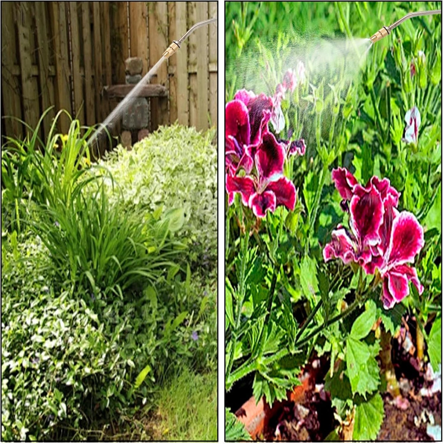 Hand Pump Sprayer Stainless Steel Sprayer for Indoor and Outdoor 1 Gallon Sprayer 12 in Wand 3.3 FT Hose