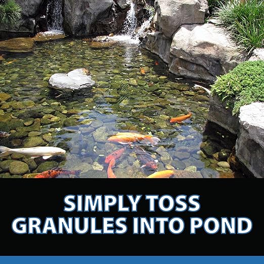 CrystalClear ParaSalt Outdoor Pond & Water Garden Rock Salt Crystals, Anti Fish Parasite, Beneficial Stress Reducing & Slime Coat Treatment, Natural Aquatic Additive, Koi, Plants & Pet Safe, 20 lbs