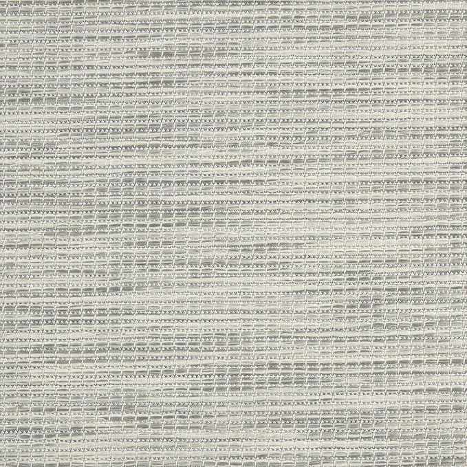 Nourison Home Positano 6' x 9' Light Gray Fabric Modern Indoor/Outdoor Area Rug