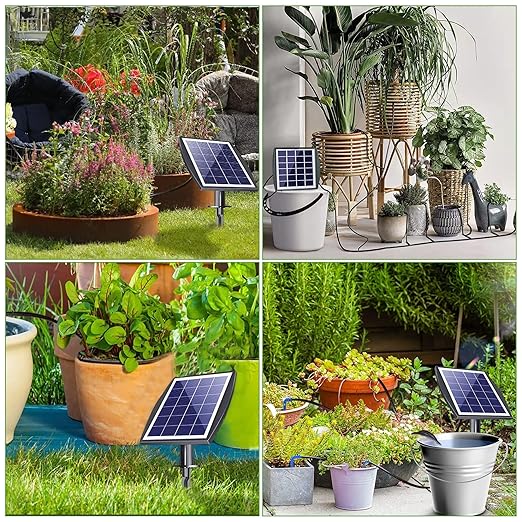 Solar Drip Irrigation Kit Accessories, 32.8FT Tubing, Drip Irrigation Extra Accessories Kit