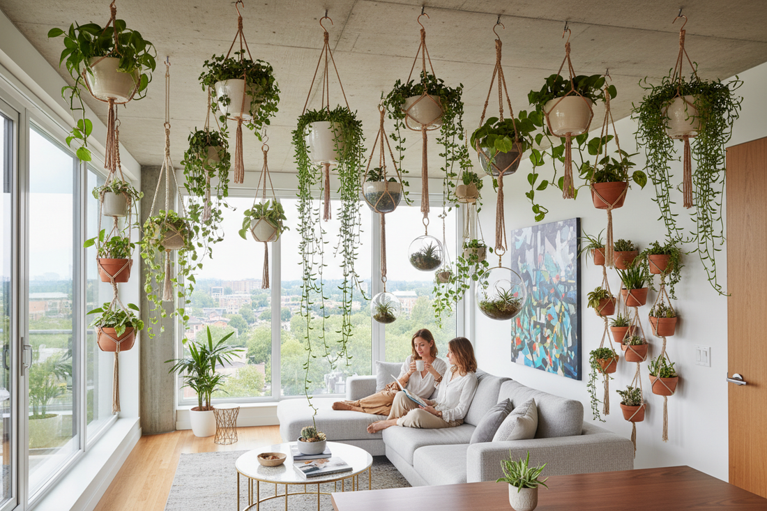 5 Modern Ways to Display Hanging Planters