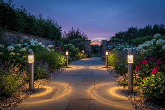 Smart Solar Path Lights for Effortless Ambience