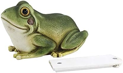 Hide a Key Frog Hand Painted Polyresin Outdoor Statue and Key Holder,Look and Feels Like a Real Frog for Yard,Garden,Patio