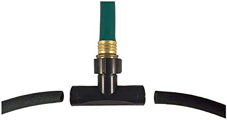 Flexon Soaker Hose 100 ft Black | Non-Clogging Porous Design | For Gardens | Efficient Watering | 20-Piece Kit, Pack of 3