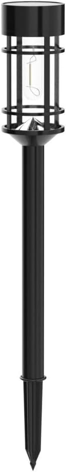 8 Pack Solar Pathway Lights Outdoor, Waterproof Solar Lights Outdoor with Metal & Glass Design - Auto On/Off, Long-Lasting, Landscape Lighting for Garden, Yard, Lawn, Driveway, Walkway