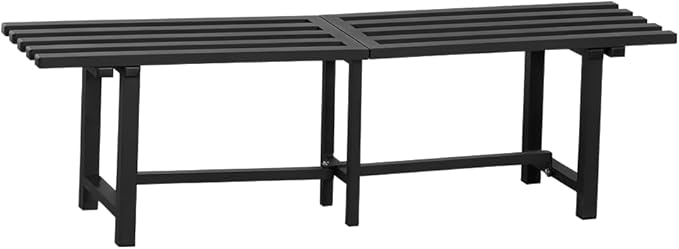 Chic & Robust 300 LBS Capacity Aluminum Plant Stand - Your Indoor & Outdoor Plant Display Solution, Size: L47.2 x W11.4 x H13.8 inch.