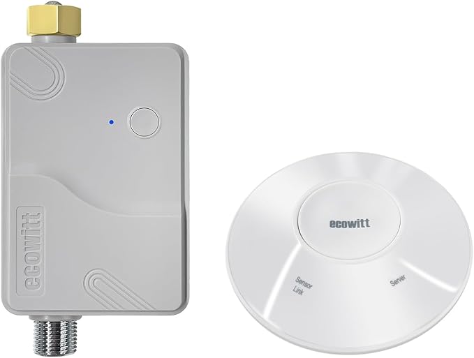 ECOWITT Intelligent Watering Timer Kit, with WFC01 Sprinkler Timer(NPT Thread) and GW2000 Wi-Fi Hub, APP Remote Control, IoT Linkage, Automatic Irrigation, Support Ecowitt Cloud Server, 915 MHz