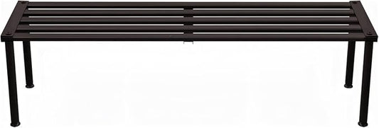 Metal Plant Stand, Rust-proof Aluminum Display Rack, Plants Display Stands Decoration Racks for Living Room Garden Balcony Patio (Ebony, 41.3Inch Tall Leg)