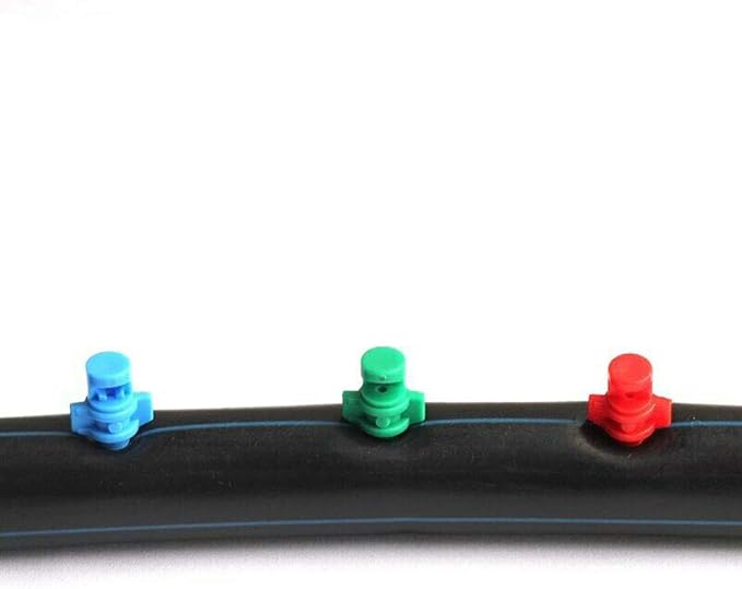 100 Pcs 180 Degree Refraction Atomized Dripper Micro Garden Sprinkler Sprayer Hydroponic Garden Irrigation