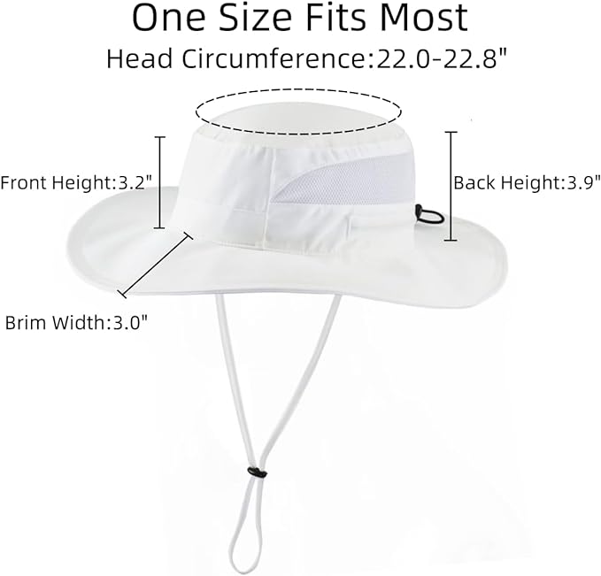 Connectyle Women's UPF 50+ Sun Hat UV Protection Wide Brim Bucket Hat Summer Beach Hats Fishing Hiking Outdoor Safari Hats