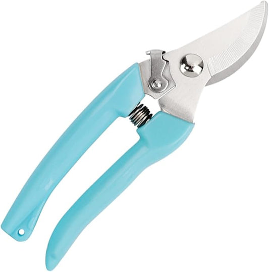 Curve Gardening Scissor with Sharp Stainless Steel Blade Garden Shears for Cutting Flowers Trimming Plants of Yard Florist Flower Rose Herb Hedge Bonsai and Fruits Picking