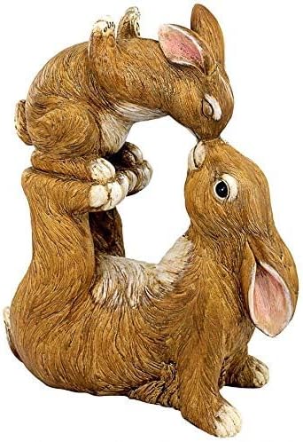 Design Toscano Balancing Bunny Love Garden Rabbit Statue