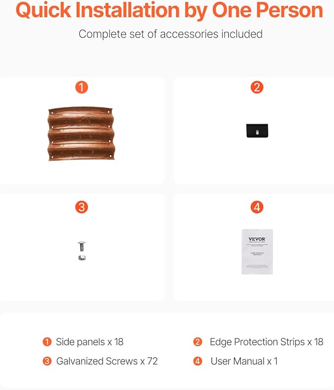 VEVOR 3 Pcs 2x2x1ft Round Galvanized Raised Garden Bed Kit, Outdoor Metal Raised Beds for Gardening Vegetables, Easy Assembly Garden Planter Box for Flowers Fruits with Open Base