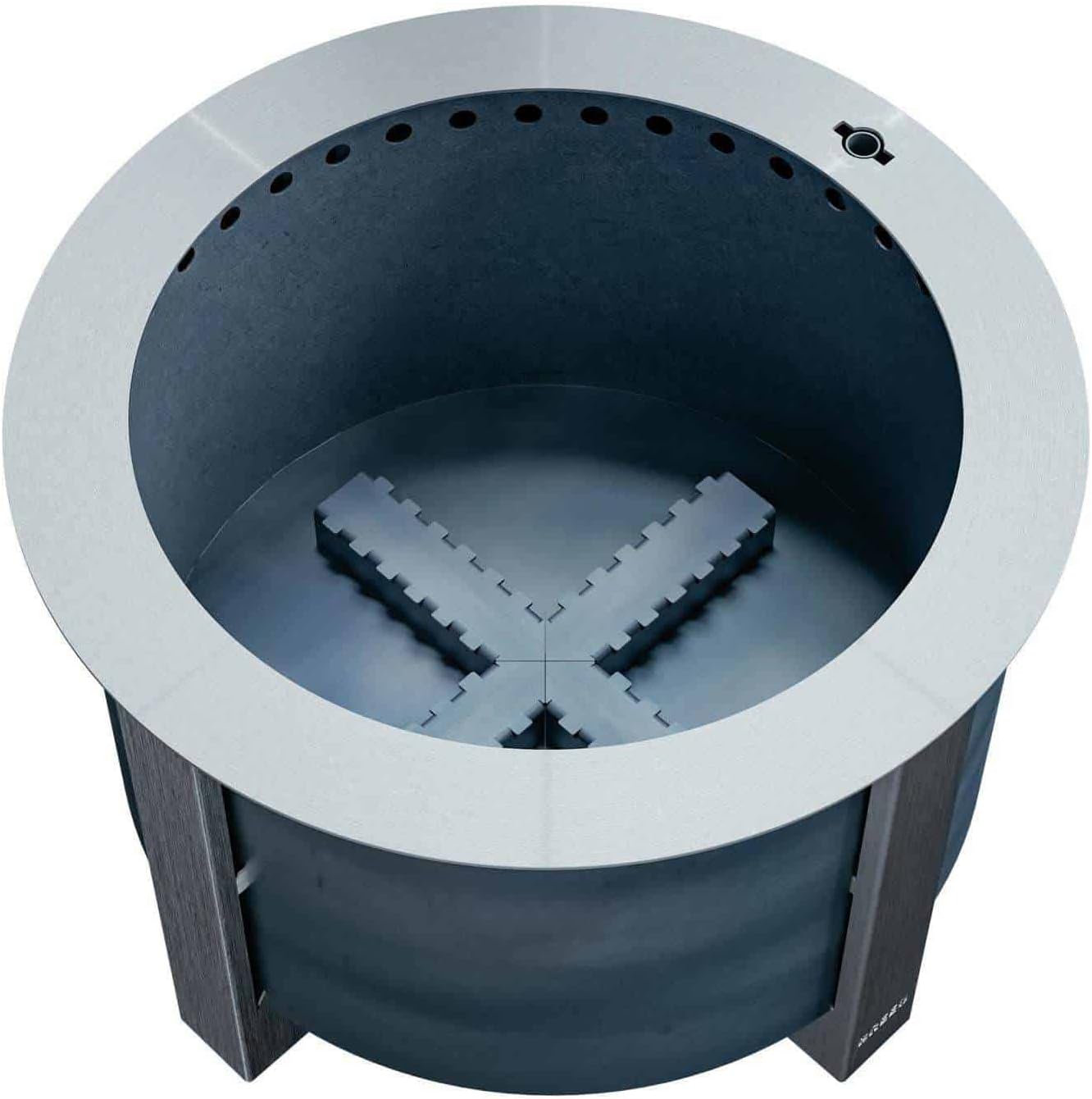 Breeo Smokeless Fire Pit (X Series 19, Corten Steel) | 22.1 inch Smokeless Fire Pit for Outside | 47 Pounds | Ideal for Families | Compatible with Wide Range of Breeo Accessories