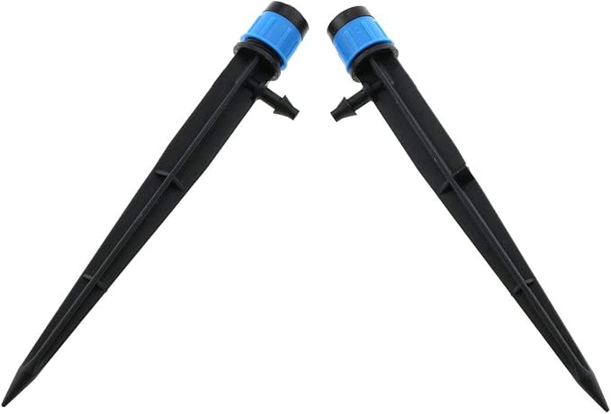 E-outstanding 20-Pack Irrigation Drippers 360 Degrees Adjustable Full Circle Type Micro Spray Drip Emitters Watering Sprinklers Garden Water Irrigation System Sprayers