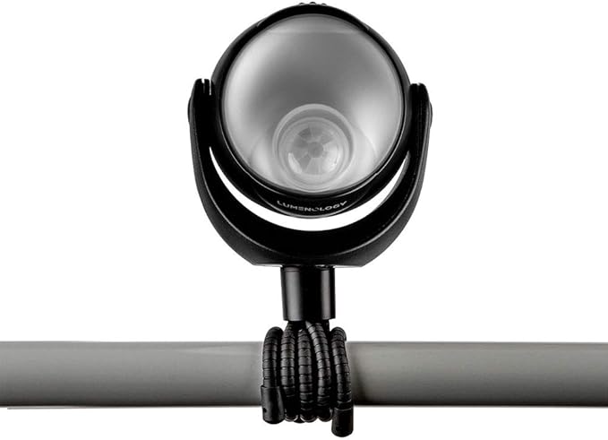 Limitless Innovations Lumenology Portable LED Motion Sensor Light Provides 148 Lumens with a 13 ft Detectable Range and Flexible Tripod Base with Magnetic Option – Indoor/Outdoor (Black)