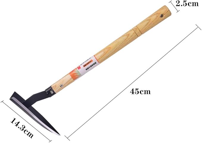 Garden Triangle Hoe Japanese Weeding - Blade Edge is Very Sharp