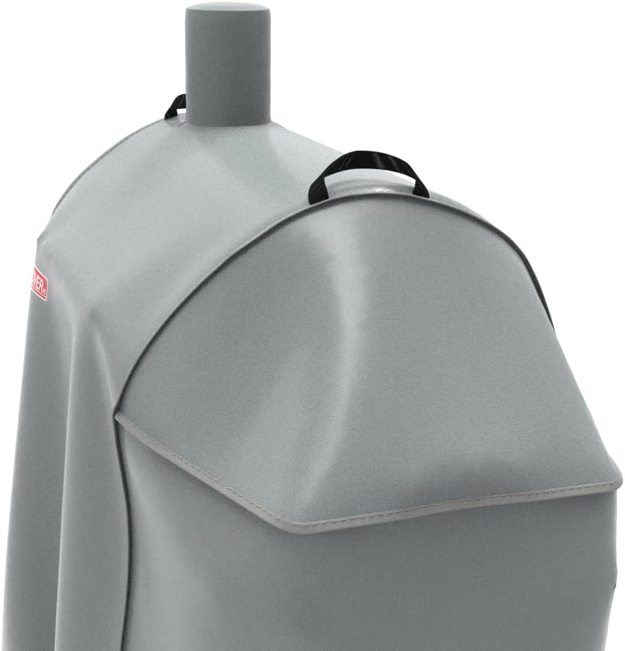 Expert Grill Offset Smoker Cover, Waterproof Grill Cover, 56.5 inch Light Gray