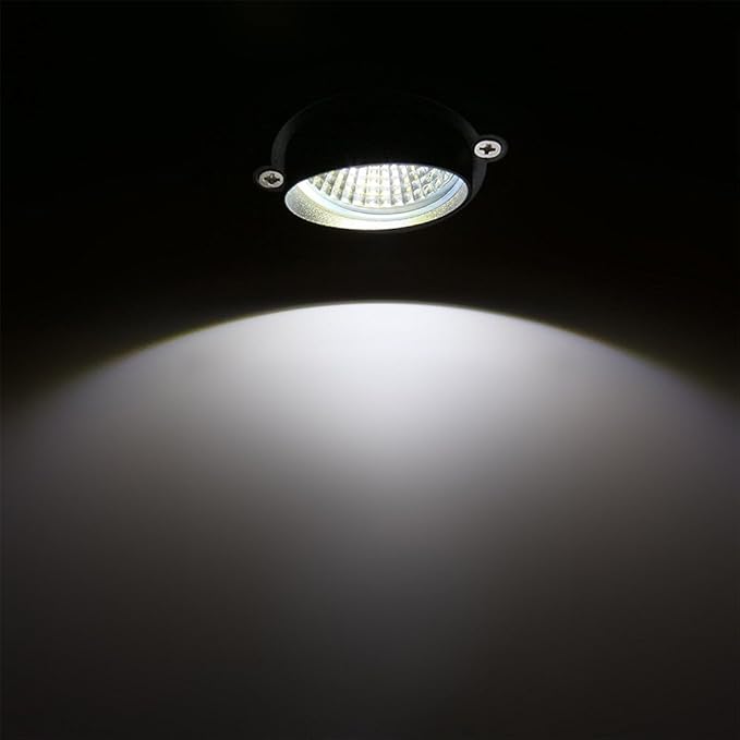 Pack of 2, Outdoor LED Landscape Lights Waterproof Spotlight with Spike Stand and Plug for Driveway, Outdoor Lawn Lighting, Flood Garden, Yard (9W Cool White)