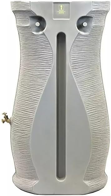 Impressions Corsican Rain Barrel, 50 Gallon, Decorative Textured Design, Sandstone (1 Pack)