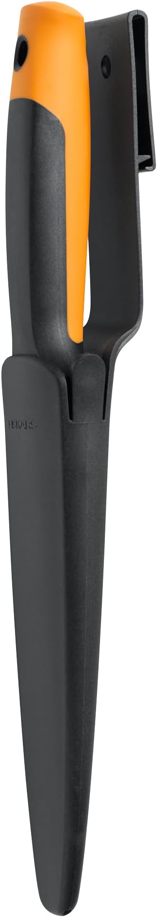 Fiskars Hori Hori Garden Knife with Sheath, Multi-Purpose Heavy Duty Gardening Hand Tool for Weeding, Planting, Digging with Hanging Hole