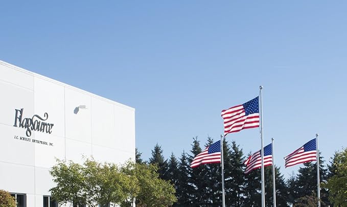 FlagSource New York Nylon State Flag, Made in USA, 8x12'