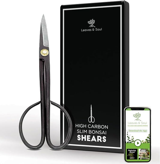 Professional Bonsai Slim Scissors | Pruning Shears for Trimming Plants | Japanese Gardening, Bonsai Tools | Garden Scissors