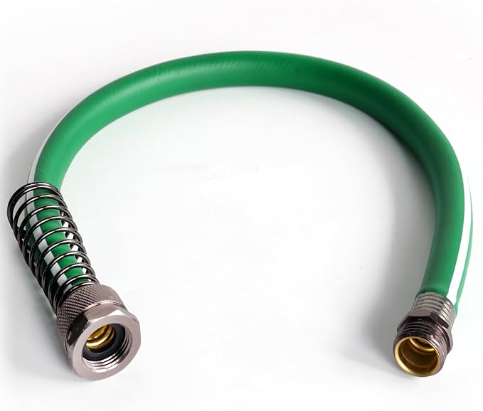 Short Garden Hose 3 ft 6ft 8 ft 10 ft – Hybird Leader Water Hose - Small Garden Hose Extension, Flexible Hose Extender for Lawn Watering, Car Washing - Burst 500 Psi (Green, 3 FT)