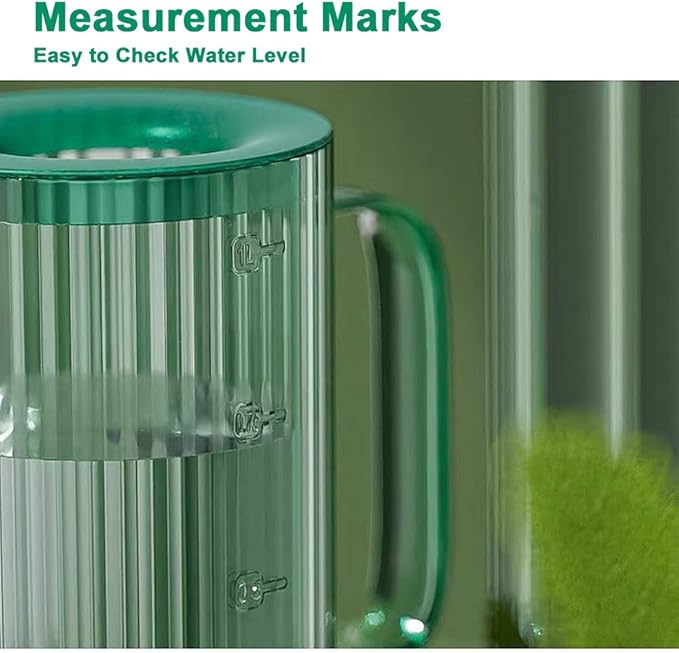 Long Spout Watering Can Indoor, Small Watering Cans for House Plants, Flowers, Succulents 33.8oz(Green)