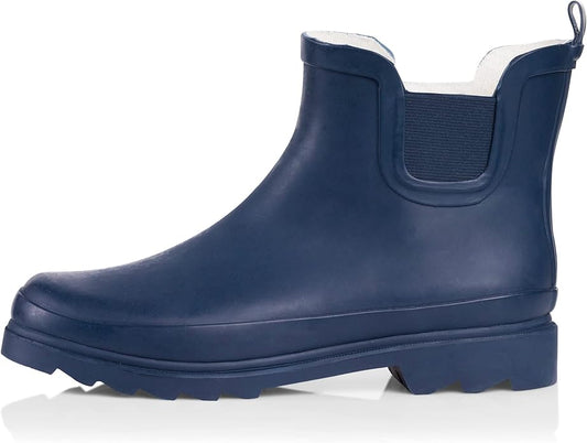 NORTY - Womens Ankle Rain Boots - Ladies Waterproof Winter Spring Garden Boot runs ½ size large