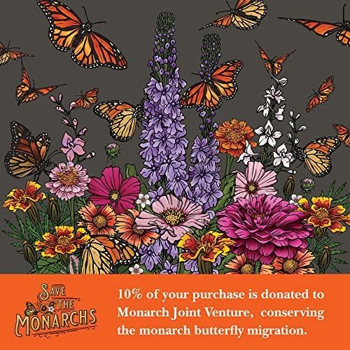 Wildflower Seeds Bulk – National Wildflower Seed Collection – Perennial Wildflowers Mix – Flower Seeds for Planting – Wild Flowers (Save The Monarchs)