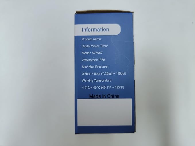 Uzoli SGW07 Sprinkler Timer, Water Timer for Garden Hose, Programmable Hose Timer 2 Outlet with Rain Delay, Manual, Auto System Controller, IP55 Waterproof Drip Irrigation Timer for Yard, Lawn, Pool