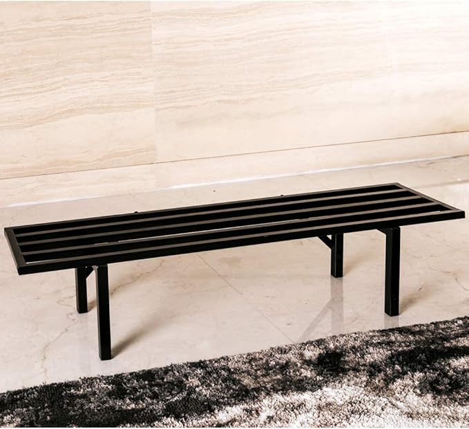 Zhongma One Tier Metal Plant Stand(45.67 L x 8.66 W x 7.9 H) Heavy Duty Plant Holder for Home, Window,Garden, Plant Lovers, Display Stand …