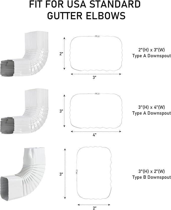 Elenon Fish with Gnome Decorative Gutter Downspout Extension Statue, Gutter Guardian Rain Downspout Extender, Garden Splash Block Outdoor Sculpture for 3" × 4" Down Spouts Decor